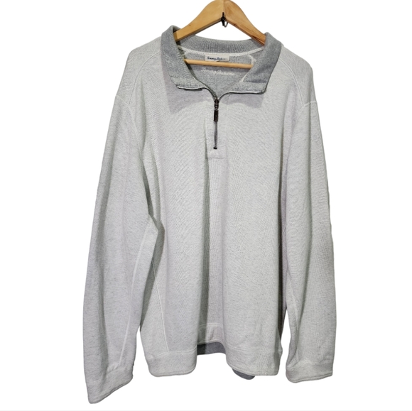 Tommy Bahama Other - Tommy Bahama Flipsider reversable half zip sweater size XL